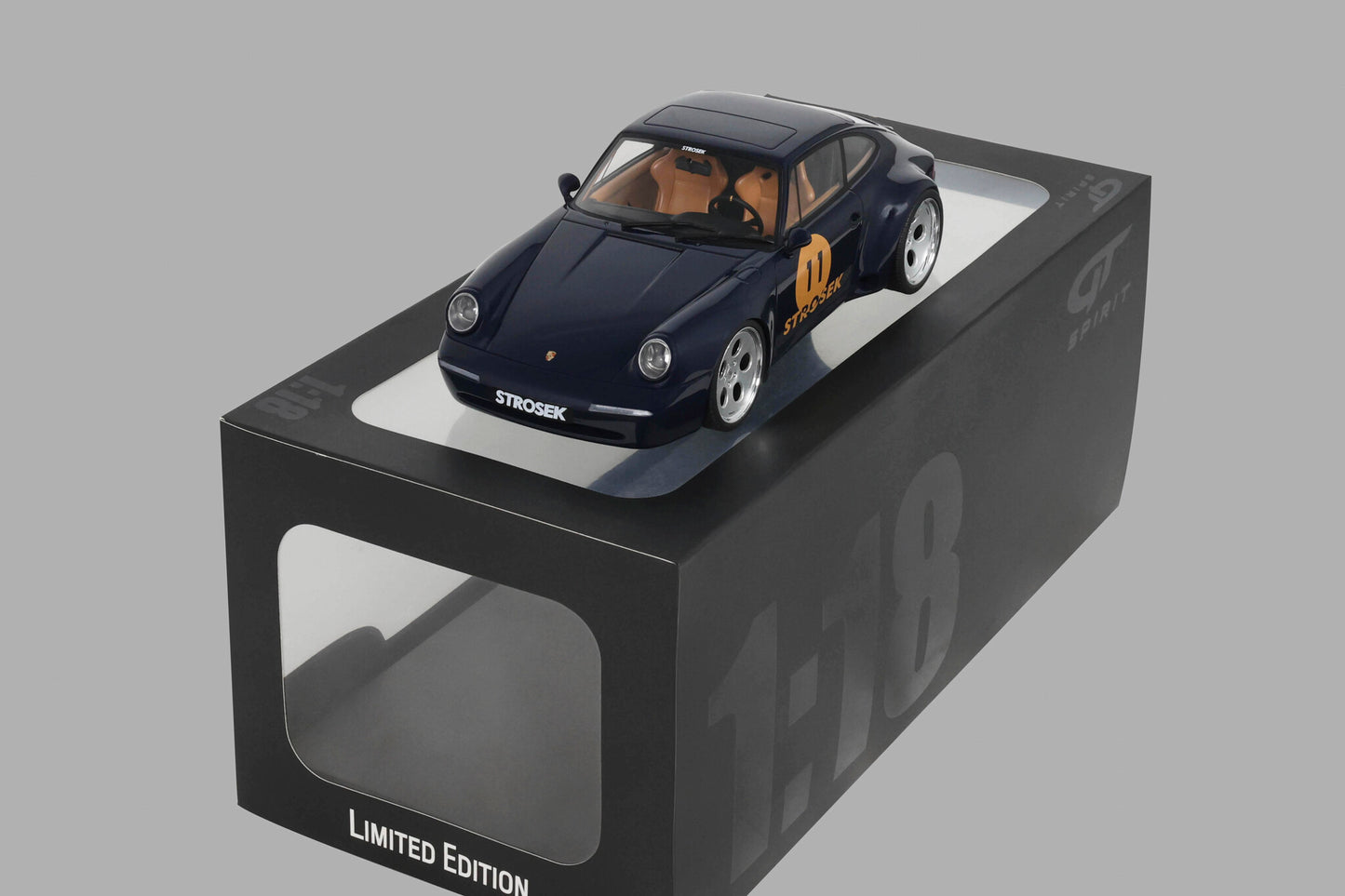 GT Spirit 1:18 Resin 2024 Strosek Mega 30 Porsche 911 Blue