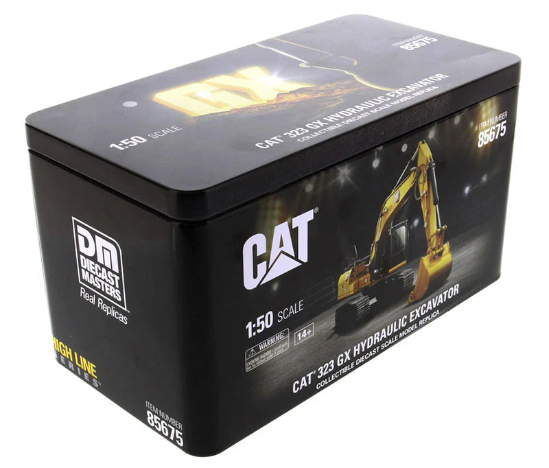Diecast Masters 1:50 die cast CAT 323 GX Hydraulic Excavator