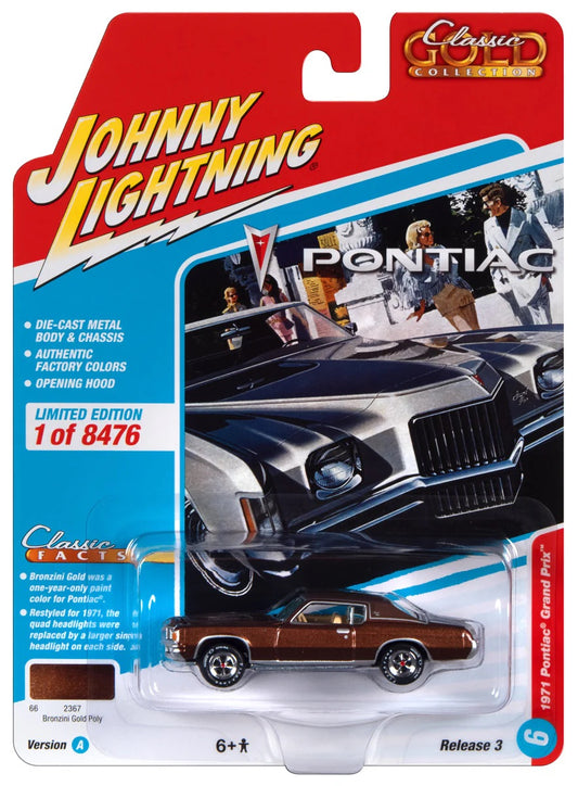 Johnny Lightning 1:64 die cast 1971 Pontiac Grand Prix