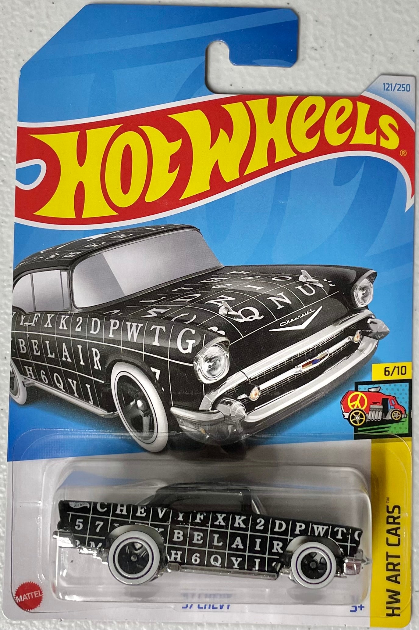 Hot Wheels 1:64 die cast ‘57 Chevy Belair