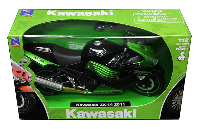 New Ray 1:12 die cast 2011 Kawasaki Ninja ZX-14 Sport Bike