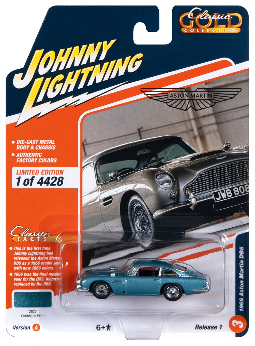 Johnny Lightning 1:64 die cast 1966 Aston Martin DB5