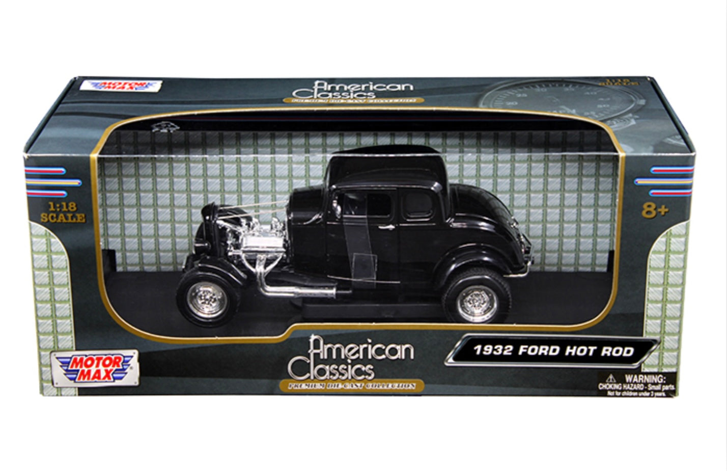 Motormax 1:18 die cast 1932 Ford Coupe Custom Hot Rod