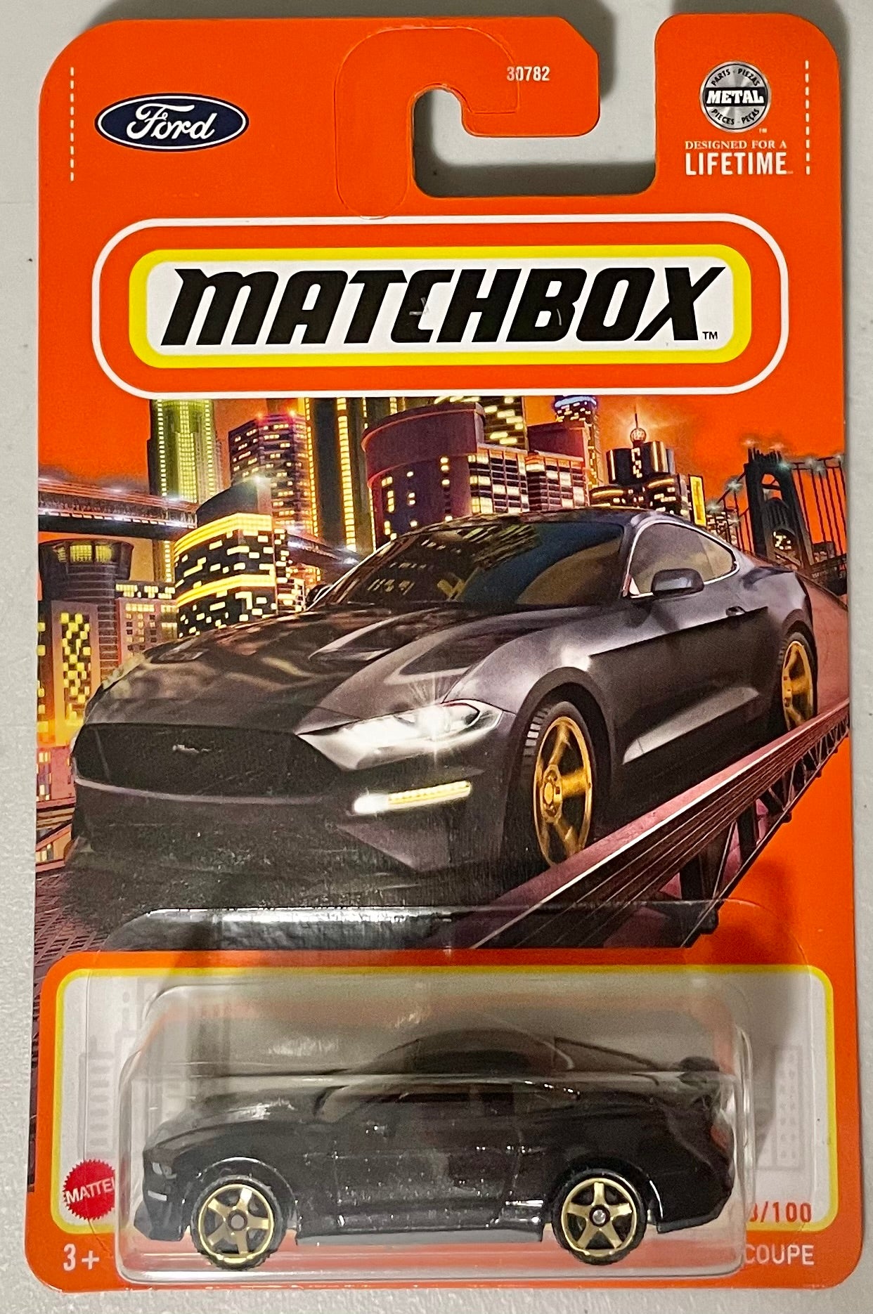 Matchbox 1:64 die cast 2019 Ford Mustang GT Coupe