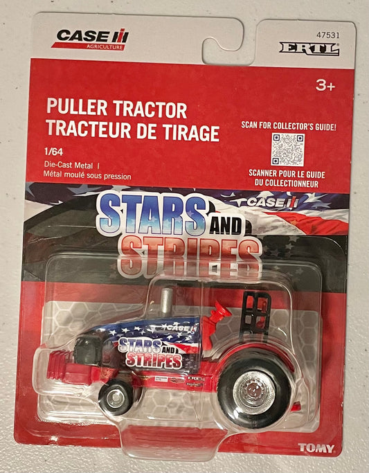 Ertl 1:64 die cast Case IH Tractor Puller "Stars and Stripes"