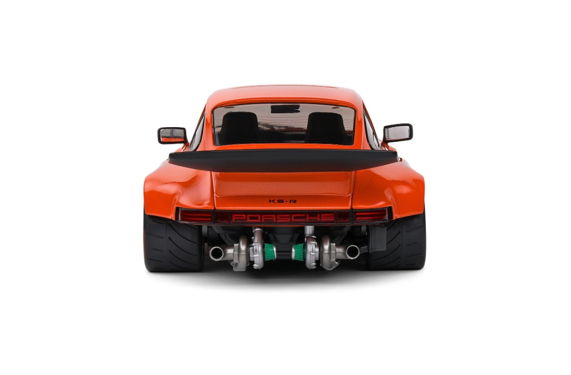 Solido 1:18 die cast 2022 Porsche KS-R Custom Orange