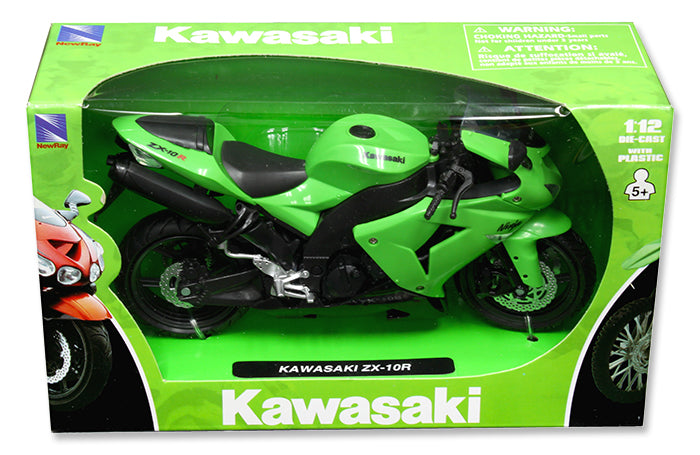 New Ray 1:12 die cast 2006 Kawasaki Ninja ZX-10R Sport Bike