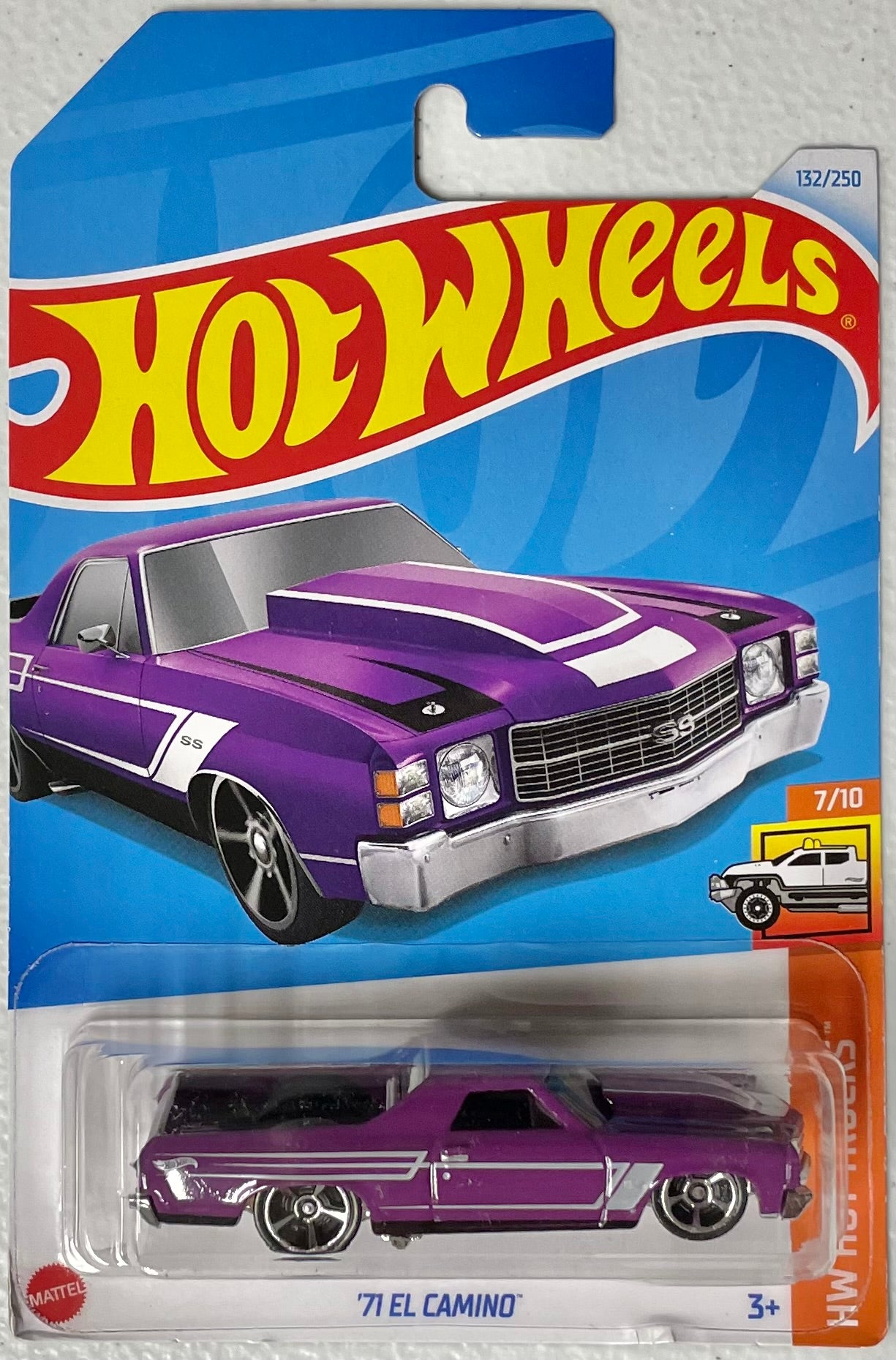 Hot Wheels 1:64 die cast ‘71 Chevy El Camino