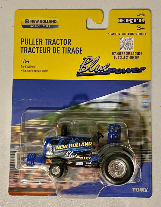 Ertl 1:64 die cast New Holland Tractor Puller "Blue Power"
