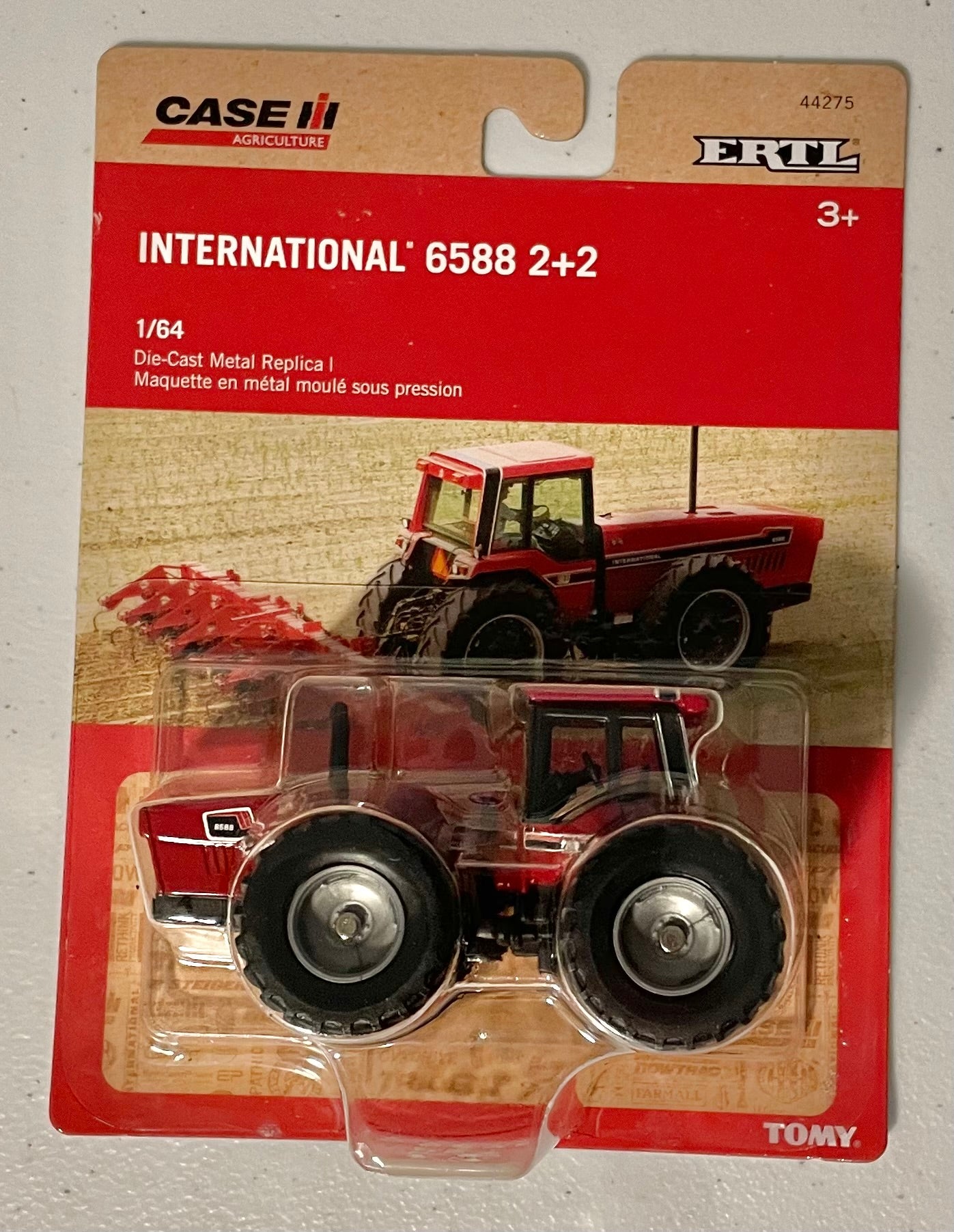 Ertl 1:64 die cast International 6588 2+2 Tractor