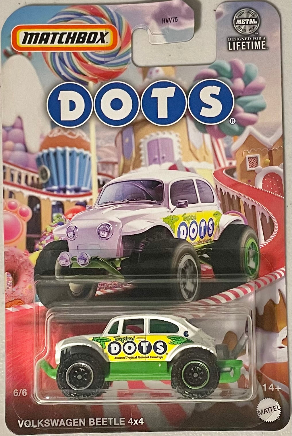 Matchbox 1:64 Dots Candy Volkswagen Beetle 4x4
