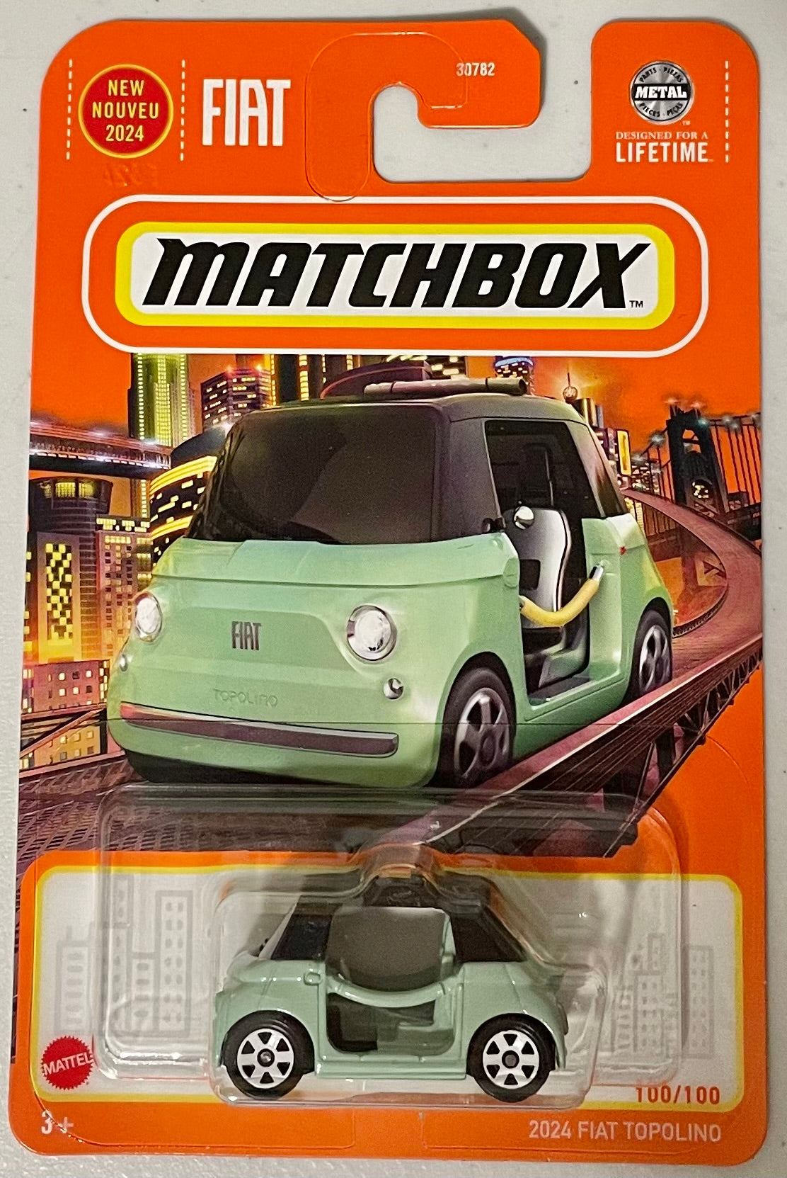 Matchbox 1:64 die cast 2024 Fiat Topolino