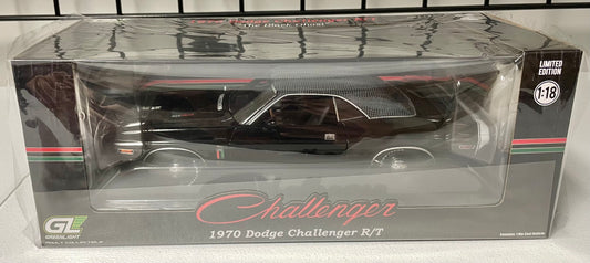 Greenlight 1:18 die cast 1970 Dodge Challenger R/T The Black Ghost