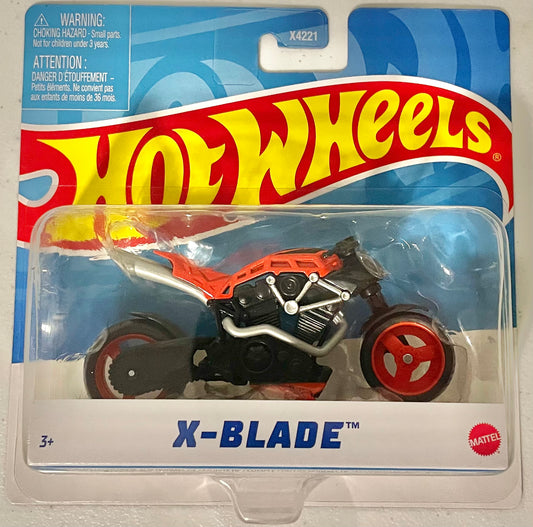 Hot Wheels 1:18 die cast X-Blade (Red) Motorcycle