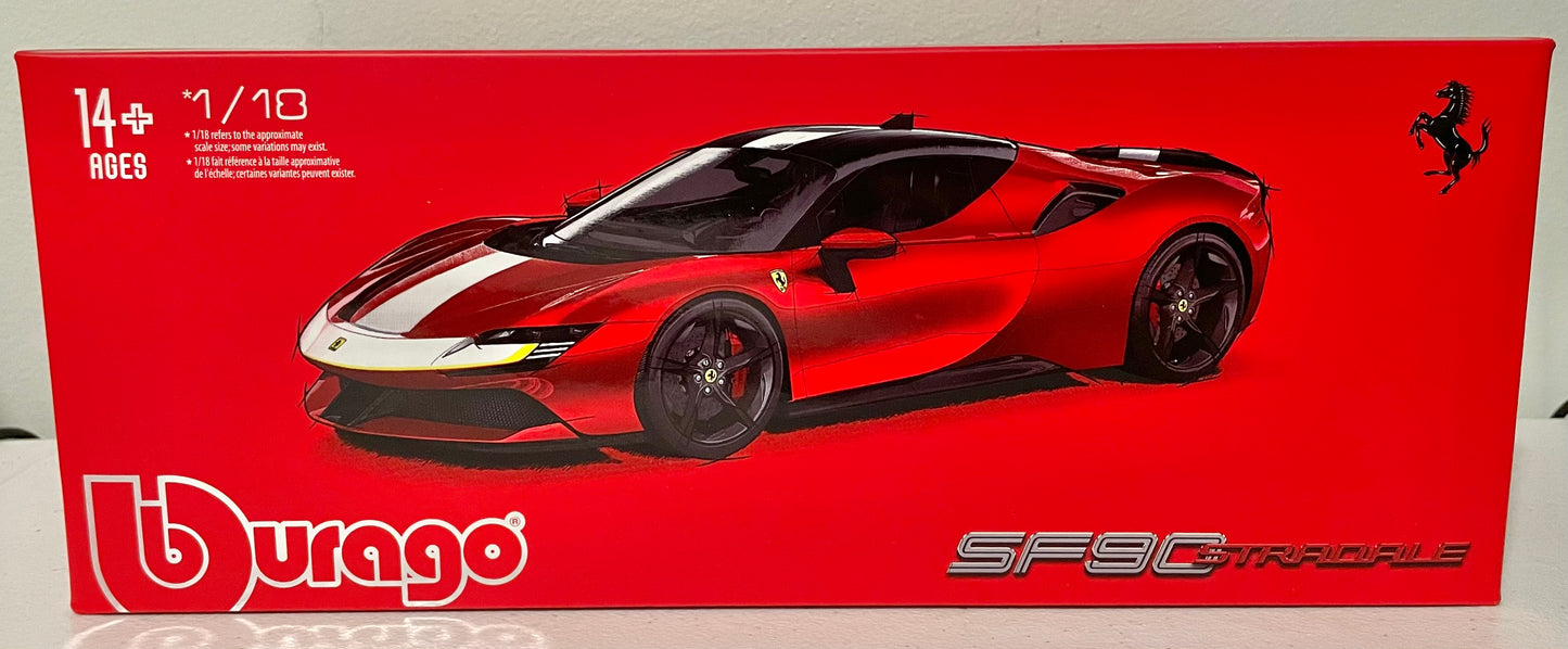Bburago 1:18 die cast Ferrari SF90 Stradale