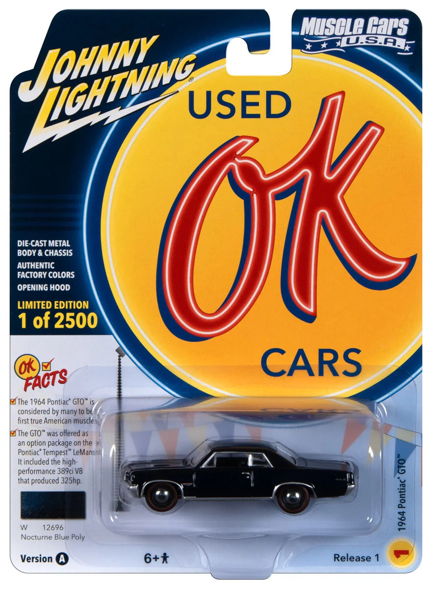 Johnny Lightning 1:64 die cast 1964 Pontiac GTO