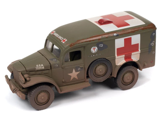 Johnny Lightning 1:64 die cast Korean War Dodge WC54 Ambulance