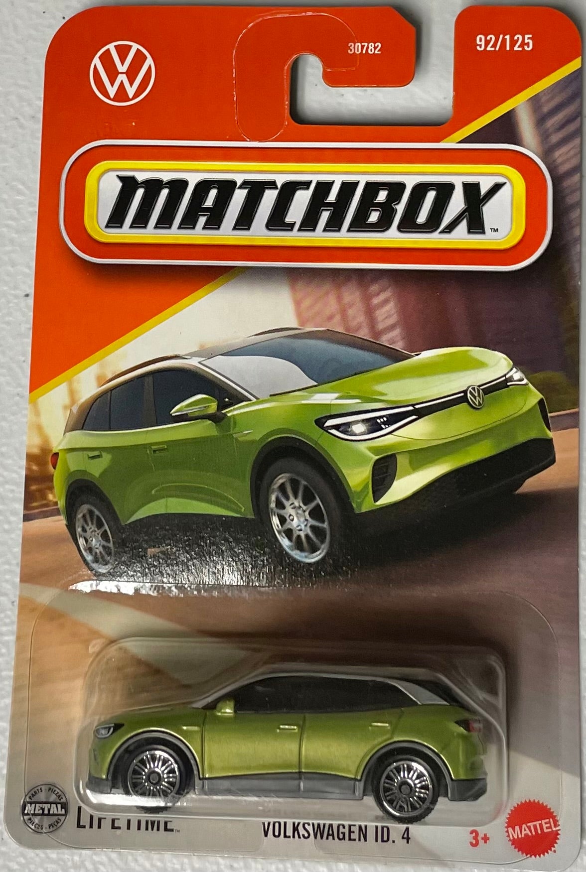 Matchbox 1:64 die cast Volkswagen ID.4 Green