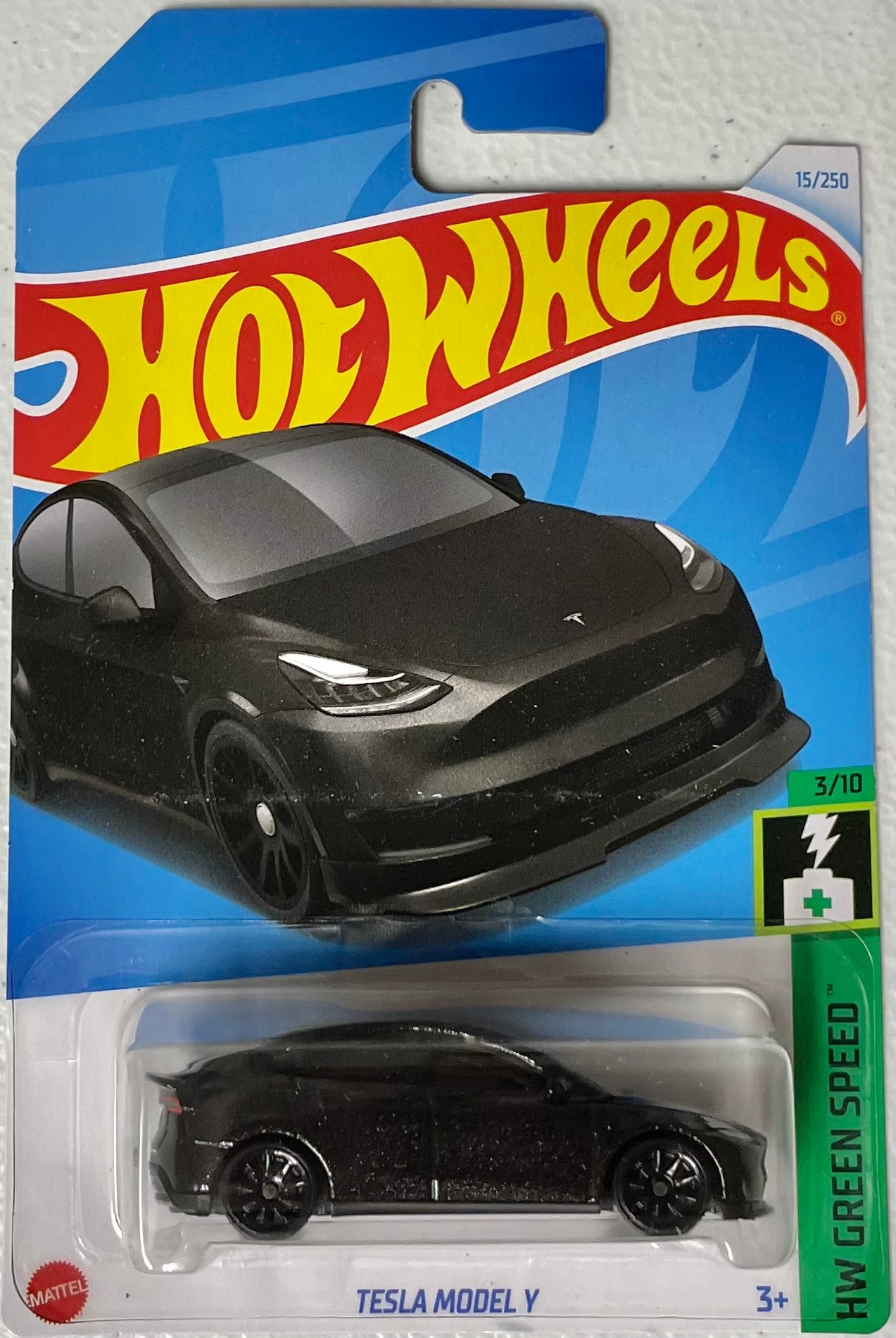Hot Wheels 1:64 die cast Tesla Model Y Black