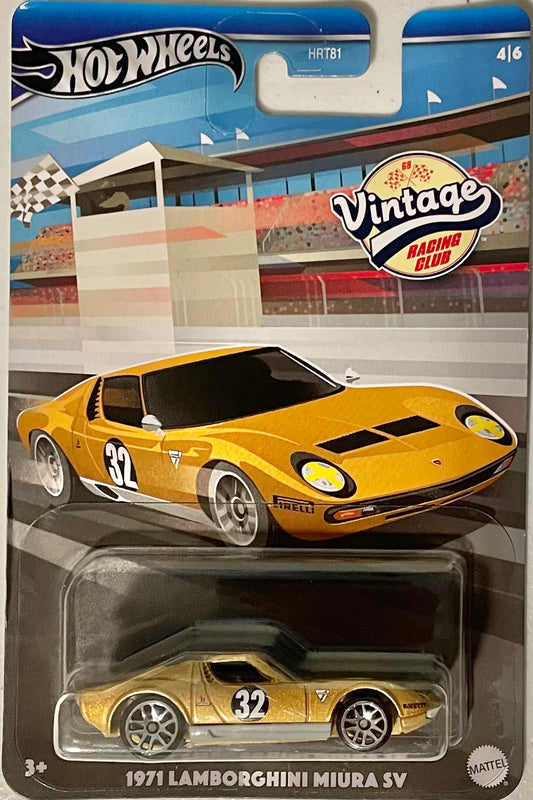Hot Wheels 1:64 die cast 1971 Lamborghini Miura SV