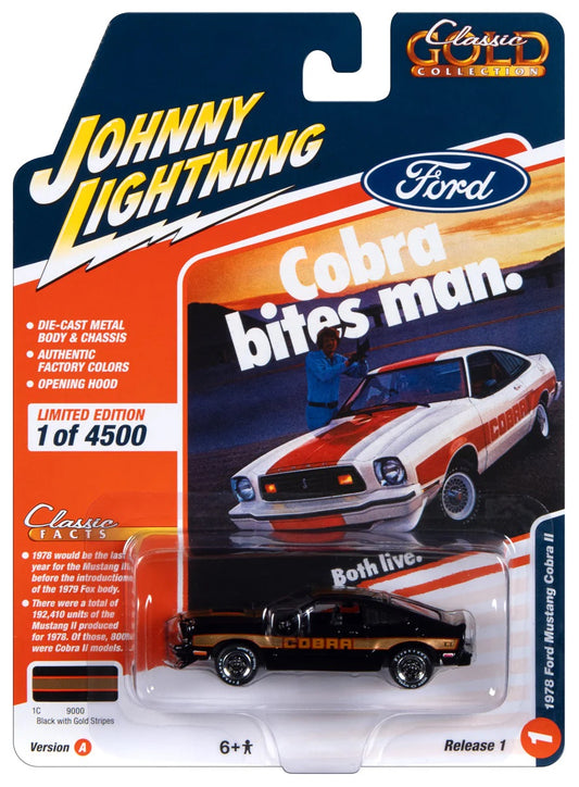 Johnny Lightning 1:64 die cast 1978 Ford Mustang Cobra ll