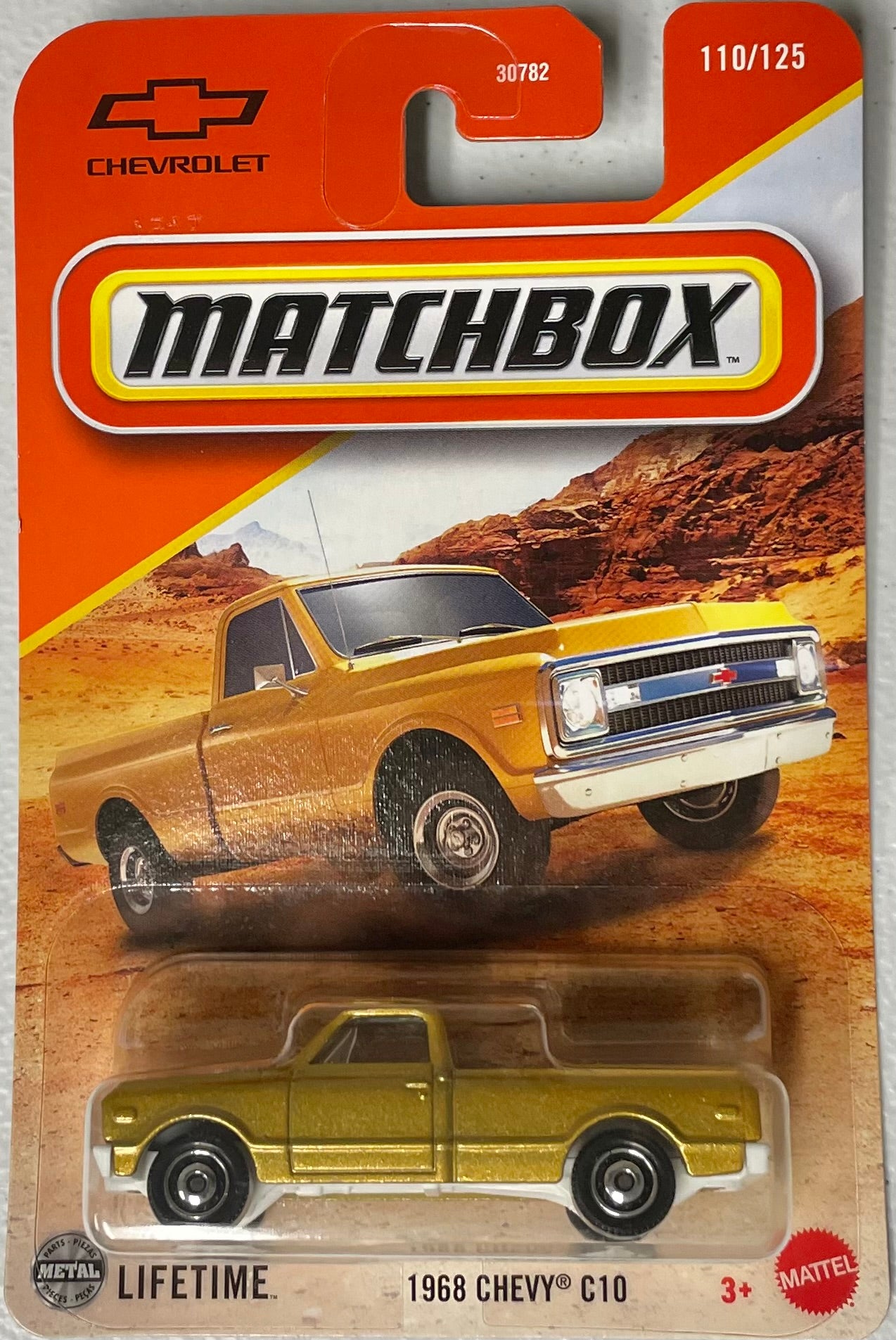 Matchbox 1:64 die cast 1968 Chevy C10 Pickup Truck