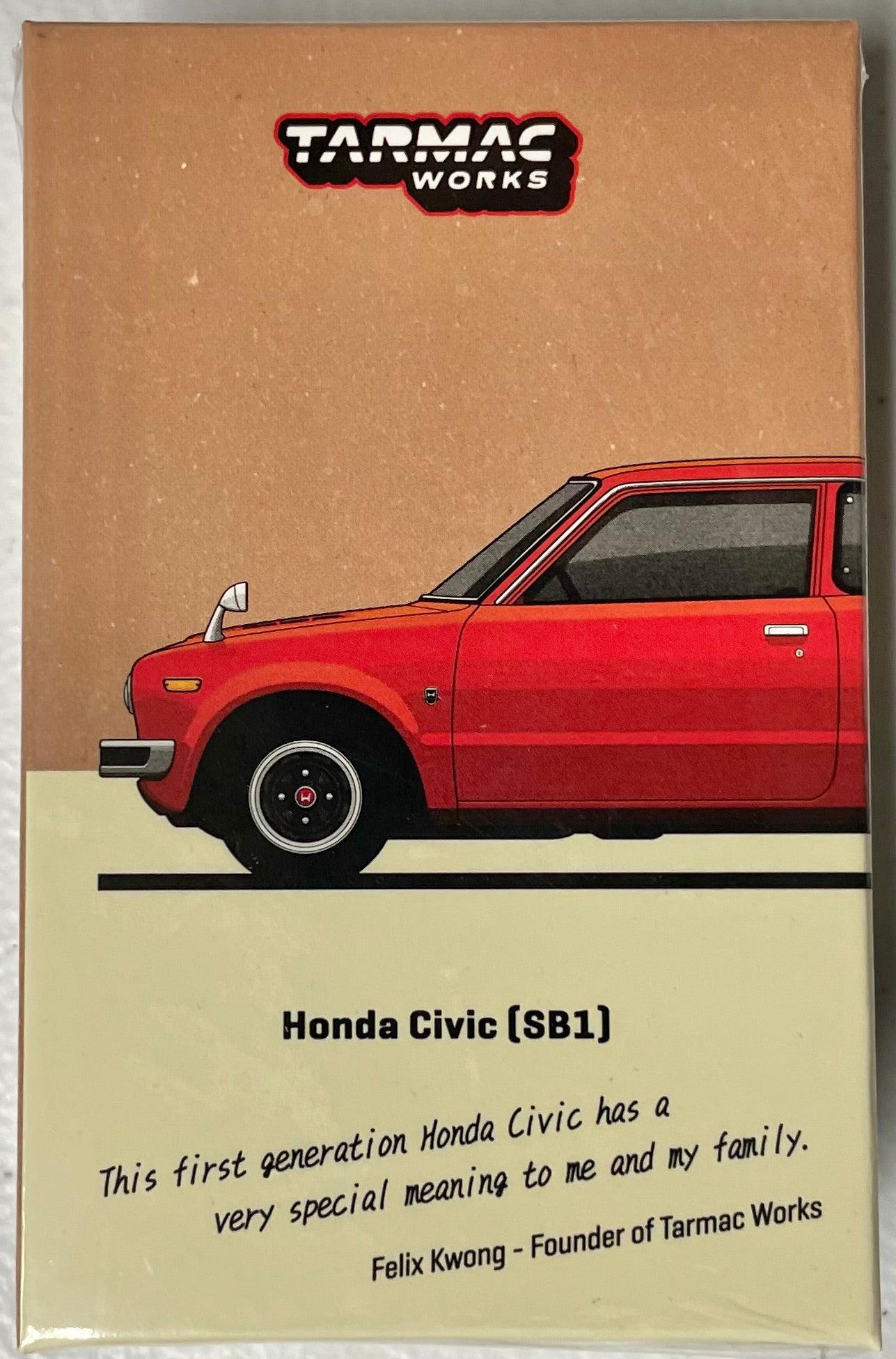 Tarmac Works 1:64 die cast Honda Civic (SB1) Orange