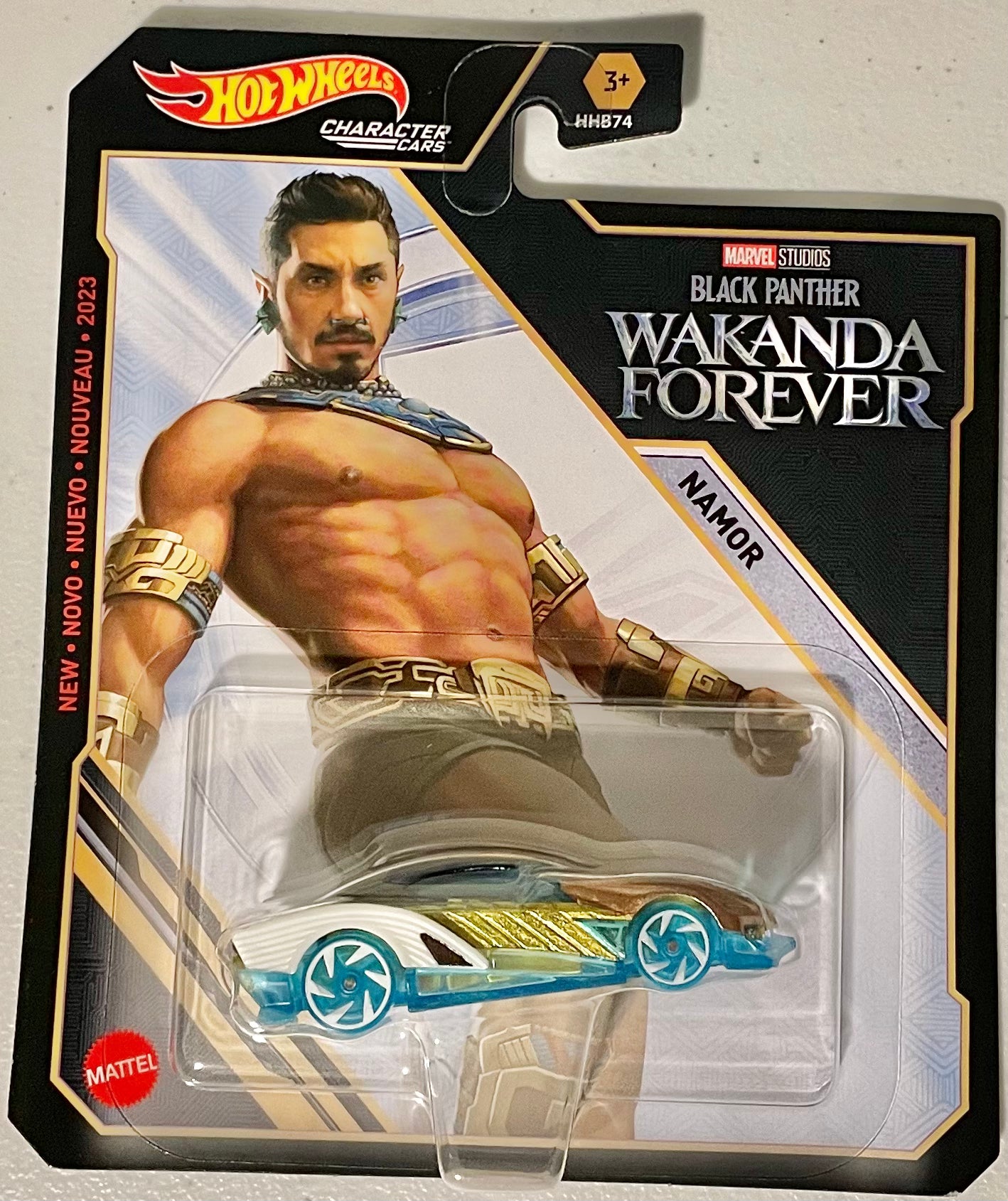 Hot Wheels 1:64 die cast Black Panther Namor