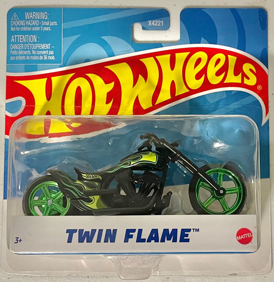 Hot Wheels 1:18 die cast Twin Flame Motorcycle