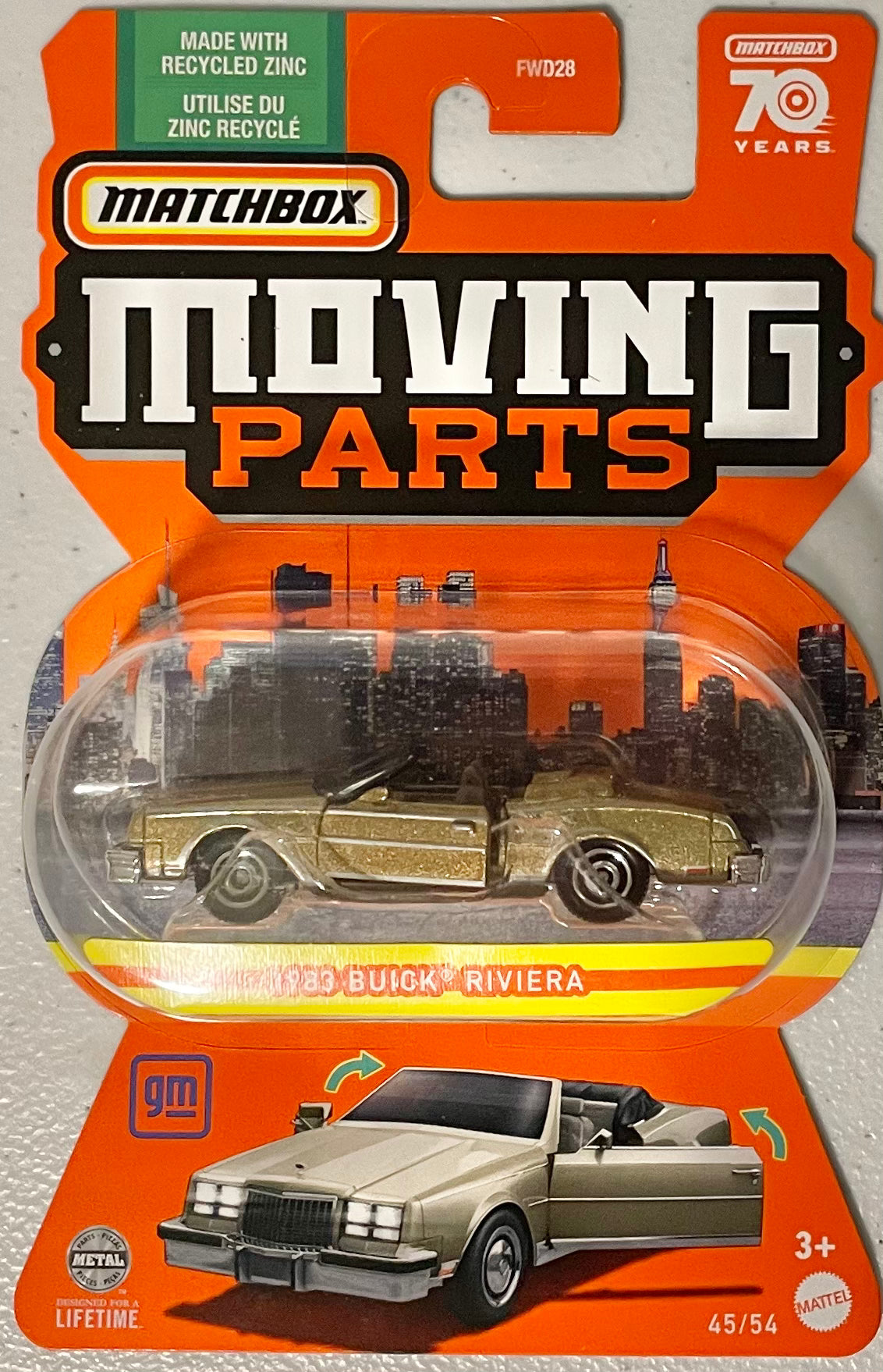 Matchbox 1:64 die cast 1983 Buick Riviera