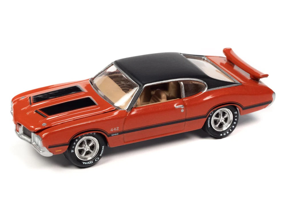 Johnny Lightning 1:64 die cast 1972 Oldsmobile 442 W 30