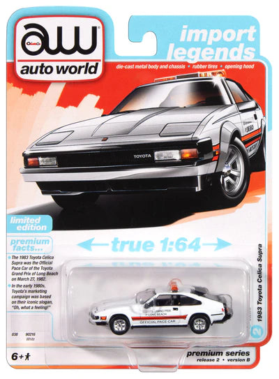 Auto World 1:64 die cast 1983 Toyota Celica Supra Pace Car Replica