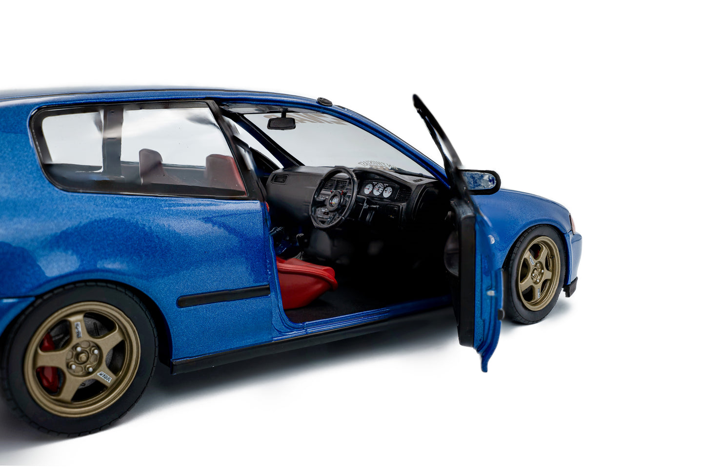 Solido 1:18 die cast 1991 Honda Civic SiR EG Hatch Blue RHD