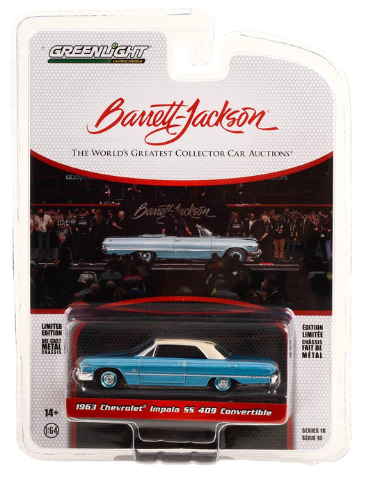 Greenlight 1:64 die cast 1963 Chevy Impala SS 409 Convertible