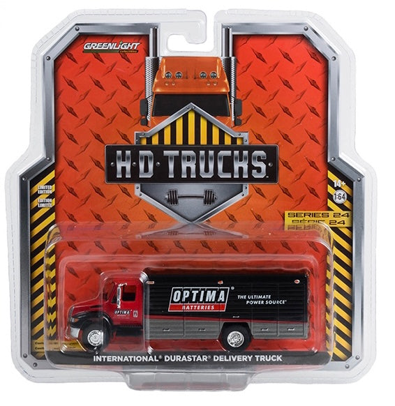 Greenlight 1:64 die cast International Durastar Optima Battery Delivery Truck