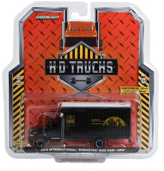 Greenlight 1:64 die cast 2013 International Durastar UPS Box Van