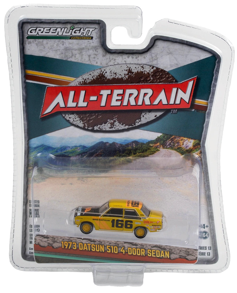 Greenlight 1:64 die cast 1973 BRE Datsun 510 Sedan