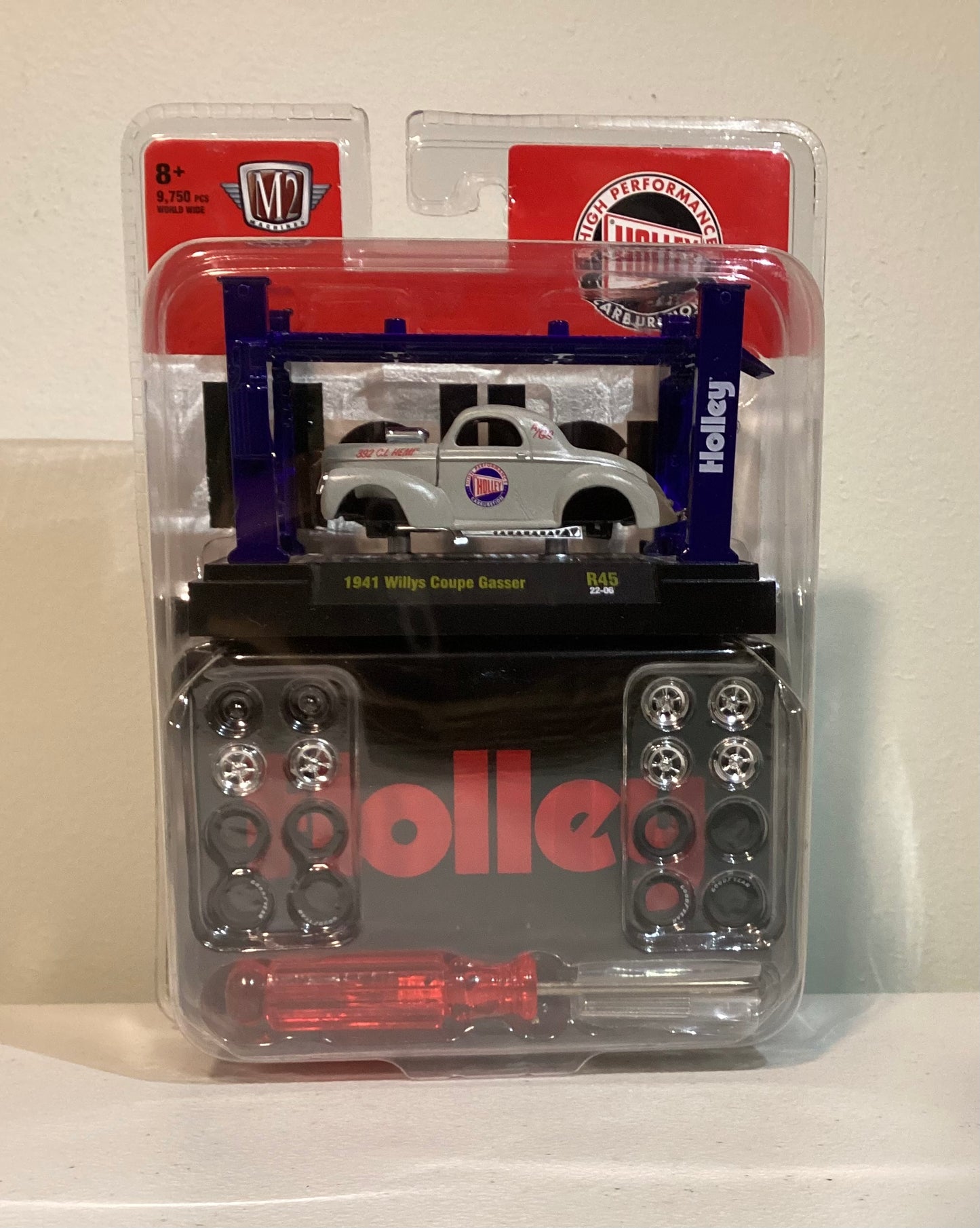 M2 Machines Model Kits 1:64 die cast 1941 Willys Coupe Gasser HOLLEY