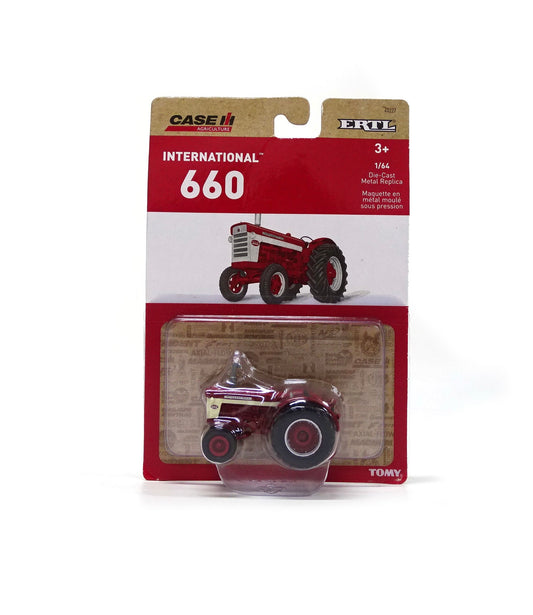 Ertl 1:64 die cast International IH 660 Farm Tractor Toy