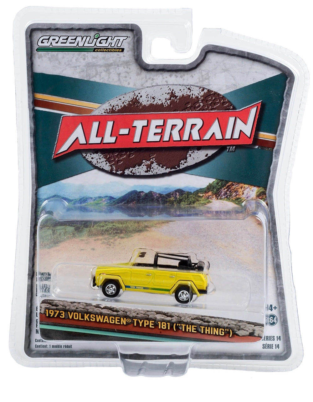 Greenlight 1:64 die cast 1973 Volkswagen Type 181 "The Thing"