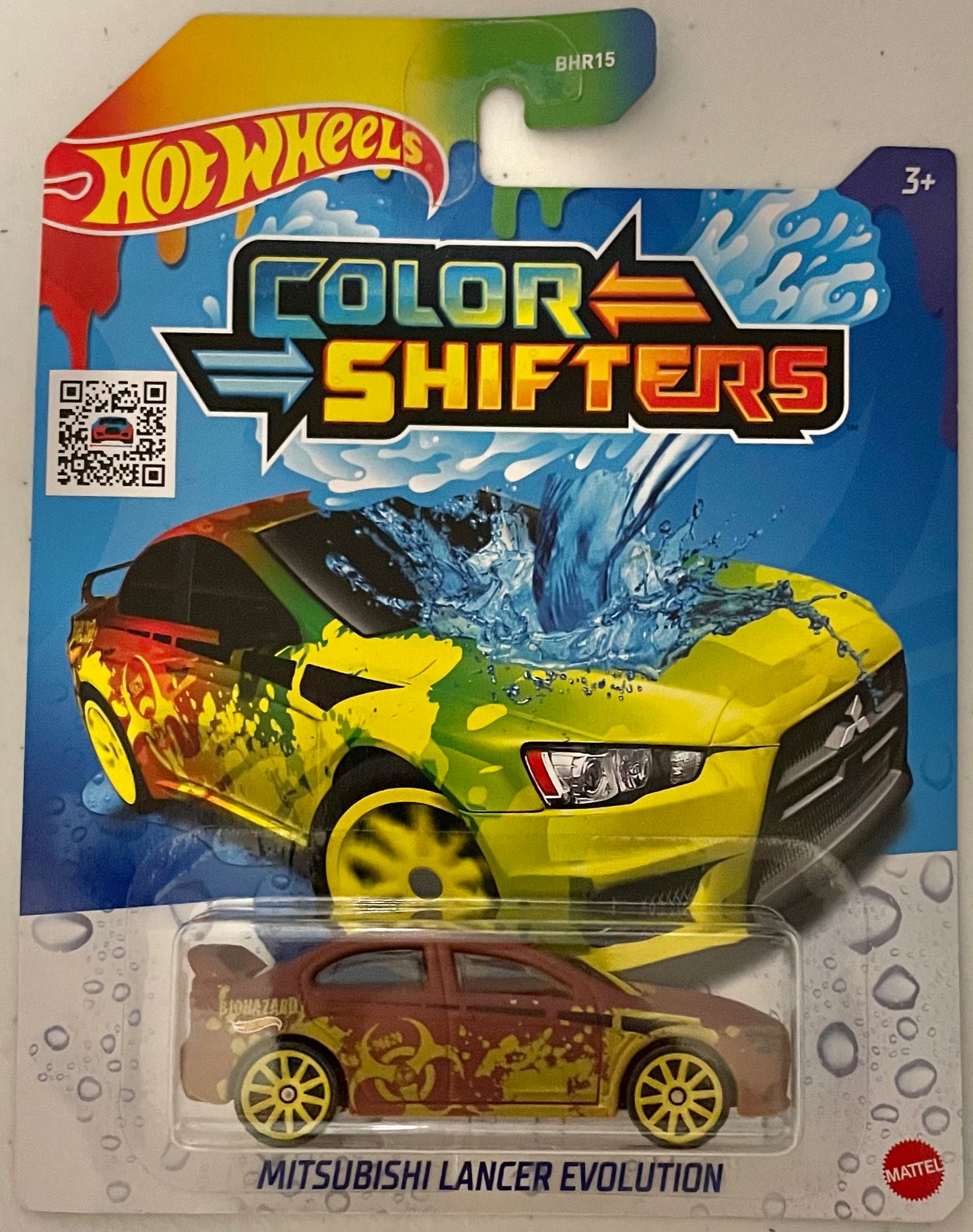 Hot Wheels Color Shifters 1:64 die cast Mitsubishi Lancer Evo