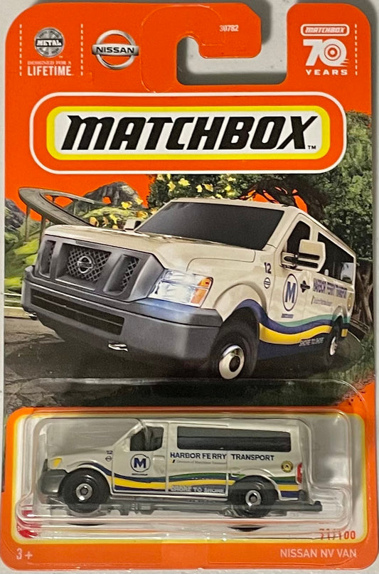 Matchbox 1:64 die cast Nissan NV Van