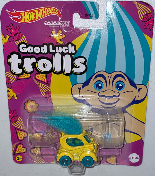 Hot Wheels 1:64 die cast Good Luck Trolls Vehicle