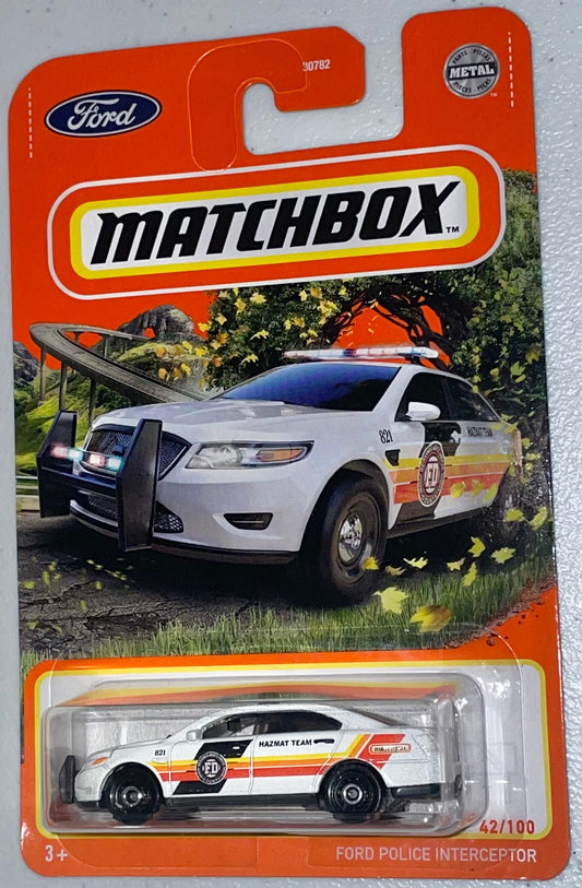Matchbox 1:64 die cast Ford Police Interceptor