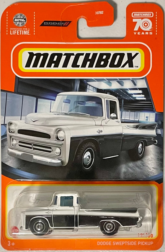 Matchbox 1:64 die cast Dodge Sweptside Pickup