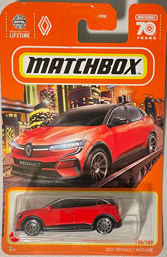 Matchbox 1:64 die cast 2022 Renault Megane