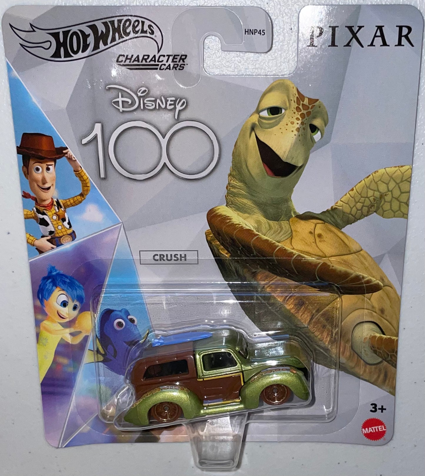 Hot Wheels Disney 100th 1:64 die cast Crush Vehicle