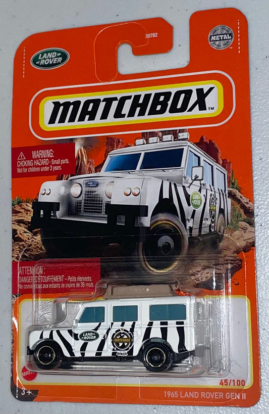 Matchbox 1:64 die cast 1965 Land Rover Gen ll
