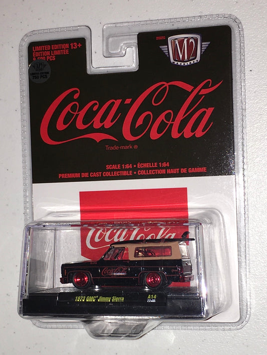 M2 Machines Coca Cola 1:64 die cast 1973 GMC Jimmy CHASE