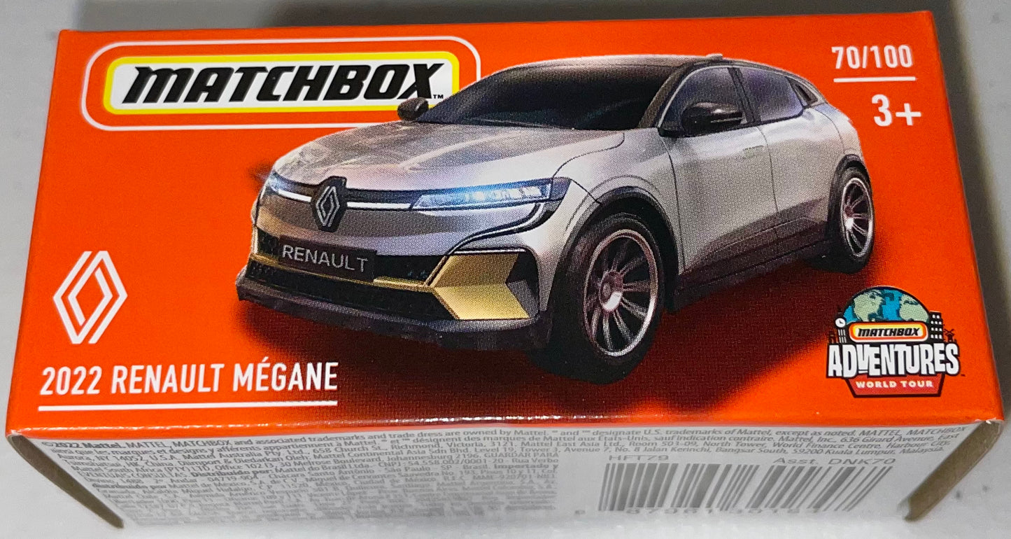 Matchbox 1:64 die cast 2022 Renault Megane